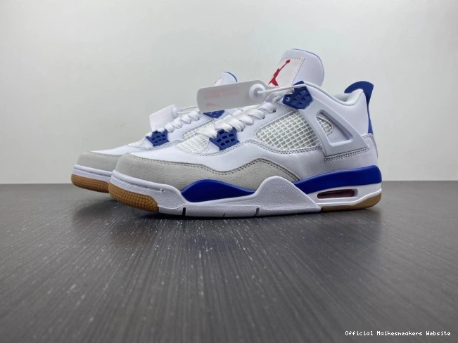 Official Maikesneakers SB Jordan 4 DR5415-140 Retro Blue Pine 0713